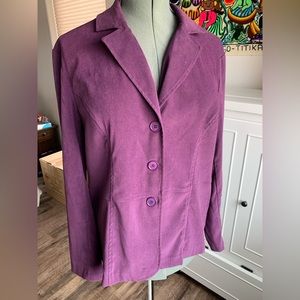 Women’s Plum Color Jacket.